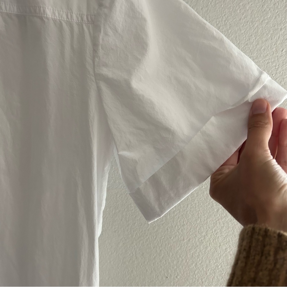 Madewell classic button down lightweight white shirt - Picture 9 of 13